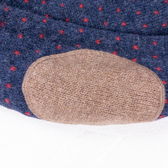 Fjallraven Women’s Ovik Knit Sweater Navy Fair Isle Nordic Wool Elbow Patch M - Picture 2 of 10